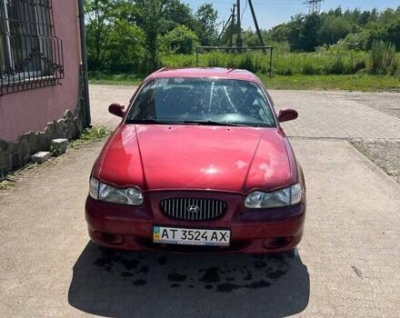 Красный Хендай Соната, объемом двигателя 2 л и пробегом 230 тыс. км за 1600 $, фото 5 на Automoto.ua