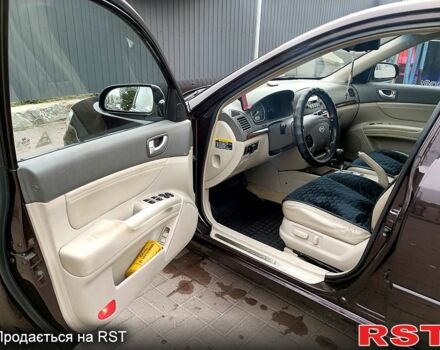 Червоний Хендай Соната, об'ємом двигуна 2.4 л та пробігом 253 тис. км за 5800 $, фото 5 на Automoto.ua