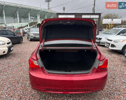 Красный Хендай Соната, объемом двигателя 2.4 л и пробегом 252 тыс. км за 6700 $, фото 16 на Automoto.ua