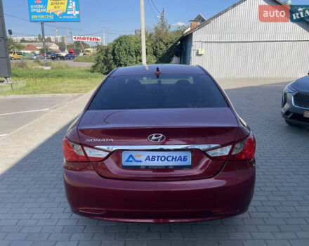 Красный Хендай Соната, объемом двигателя 2.4 л и пробегом 250 тыс. км за 7000 $, фото 5 на Automoto.ua