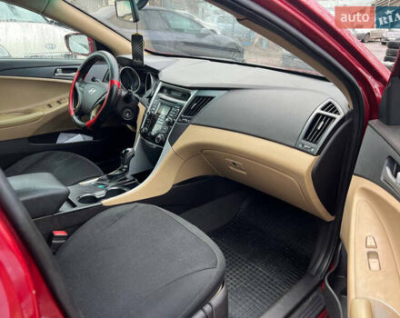 Красный Хендай Соната, объемом двигателя 2.4 л и пробегом 252 тыс. км за 6700 $, фото 12 на Automoto.ua