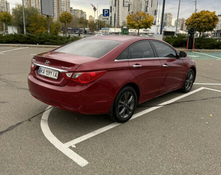 Червоний Хендай Соната, об'ємом двигуна 2.36 л та пробігом 189 тис. км за 8699 $, фото 4 на Automoto.ua