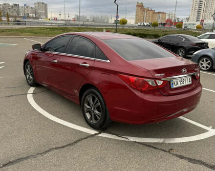 Червоний Хендай Соната, об'ємом двигуна 2.36 л та пробігом 189 тис. км за 8699 $, фото 6 на Automoto.ua