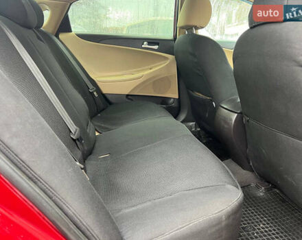 Красный Хендай Соната, объемом двигателя 2.4 л и пробегом 252 тыс. км за 6700 $, фото 15 на Automoto.ua