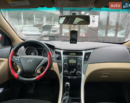 Красный Хендай Соната, объемом двигателя 2.4 л и пробегом 252 тыс. км за 6700 $, фото 8 на Automoto.ua