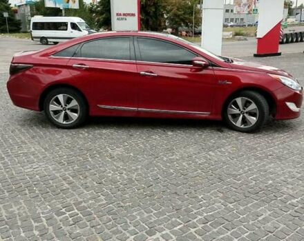 Червоний Хендай Соната, об'ємом двигуна 2.4 л та пробігом 165 тис. км за 9200 $, фото 1 на Automoto.ua