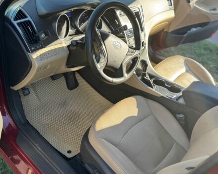 Красный Хендай Соната, объемом двигателя 2.4 л и пробегом 255 тыс. км за 8750 $, фото 5 на Automoto.ua