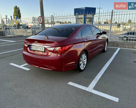 Красный Хендай Соната, объемом двигателя 2.4 л и пробегом 133 тыс. км за 10500 $, фото 4 на Automoto.ua