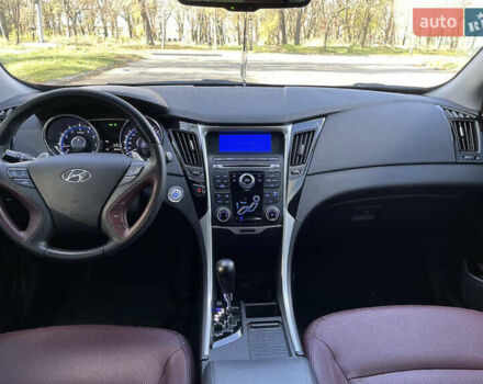 Красный Хендай Соната, объемом двигателя 2.4 л и пробегом 133 тыс. км за 10500 $, фото 2 на Automoto.ua