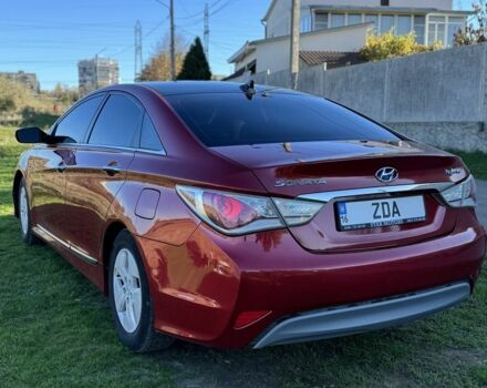 Красный Хендай Соната, объемом двигателя 2.4 л и пробегом 255 тыс. км за 8750 $, фото 2 на Automoto.ua