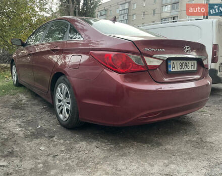 Червоний Хендай Соната, об'ємом двигуна 2.4 л та пробігом 155 тис. км за 5999 $, фото 5 на Automoto.ua