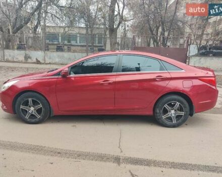 Красный Хендай Соната, объемом двигателя 2 л и пробегом 206 тыс. км за 8500 $, фото 5 на Automoto.ua