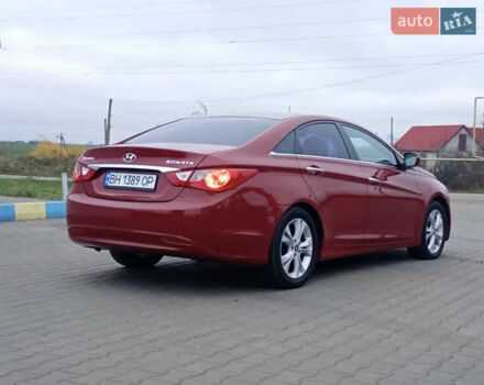 Красный Хендай Соната, объемом двигателя 2.4 л и пробегом 187 тыс. км за 8200 $, фото 8 на Automoto.ua