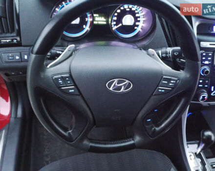 Красный Хендай Соната, объемом двигателя 2.4 л и пробегом 187 тыс. км за 8200 $, фото 11 на Automoto.ua