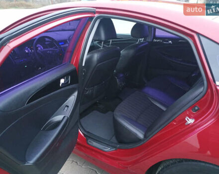 Красный Хендай Соната, объемом двигателя 2.4 л и пробегом 187 тыс. км за 8200 $, фото 12 на Automoto.ua