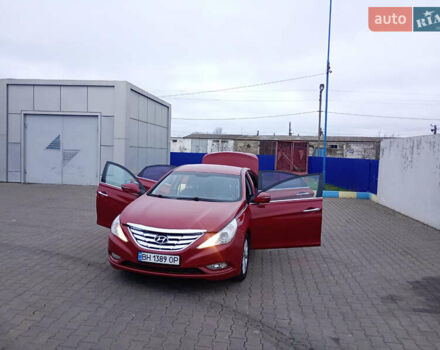 Красный Хендай Соната, объемом двигателя 2.4 л и пробегом 187 тыс. км за 8200 $, фото 16 на Automoto.ua