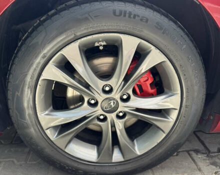 Красный Хендай Соната, объемом двигателя 2.36 л и пробегом 285 тыс. км за 10500 $, фото 10 на Automoto.ua