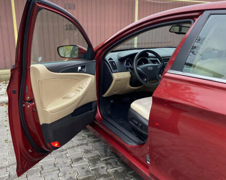 Красный Хендай Соната, объемом двигателя 2.36 л и пробегом 191 тыс. км за 7800 $, фото 5 на Automoto.ua