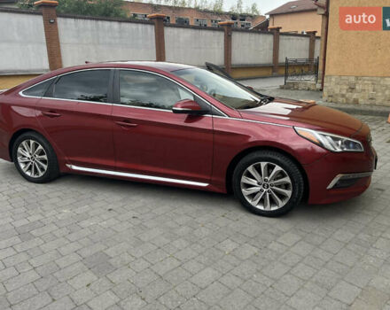 Червоний Хендай Соната, об'ємом двигуна 2.36 л та пробігом 210 тис. км за 9757 $, фото 1 на Automoto.ua