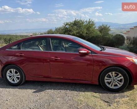 Красный Хендай Соната, объемом двигателя 2.4 л и пробегом 104 тыс. км за 9600 $, фото 2 на Automoto.ua