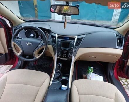 Красный Хендай Соната, объемом двигателя 2.36 л и пробегом 184 тыс. км за 6900 $, фото 15 на Automoto.ua