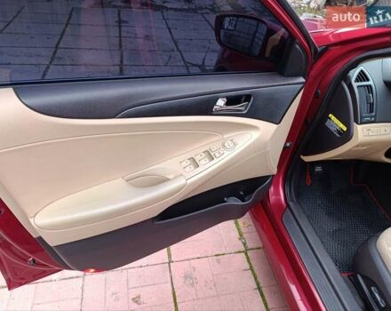 Красный Хендай Соната, объемом двигателя 2.36 л и пробегом 183 тыс. км за 6500 $, фото 7 на Automoto.ua