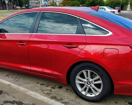 Красный Хендай Соната, объемом двигателя 2.4 л и пробегом 154 тыс. км за 10000 $, фото 3 на Automoto.ua