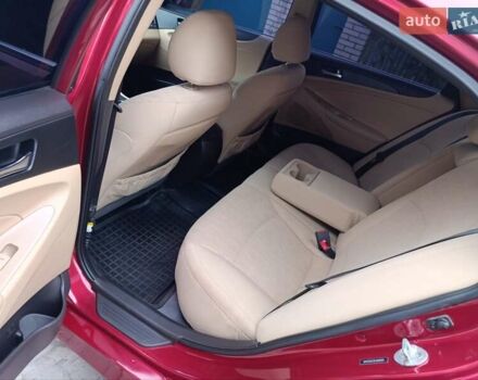 Красный Хендай Соната, объемом двигателя 2.36 л и пробегом 183 тыс. км за 6500 $, фото 5 на Automoto.ua