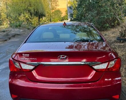 Красный Хендай Соната, объемом двигателя 2.4 л и пробегом 104 тыс. км за 9000 $, фото 5 на Automoto.ua