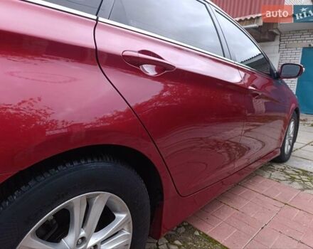 Красный Хендай Соната, объемом двигателя 2.36 л и пробегом 184 тыс. км за 6900 $, фото 2 на Automoto.ua