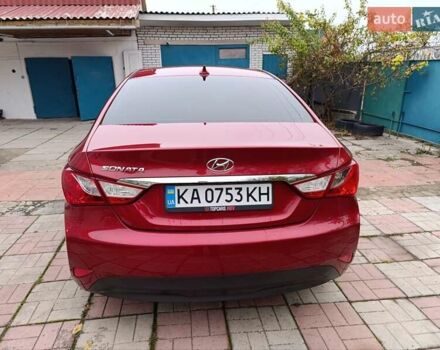 Красный Хендай Соната, объемом двигателя 2.36 л и пробегом 183 тыс. км за 6500 $, фото 3 на Automoto.ua