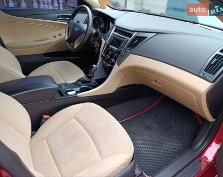 Красный Хендай Соната, объемом двигателя 2.36 л и пробегом 183 тыс. км за 6500 $, фото 10 на Automoto.ua