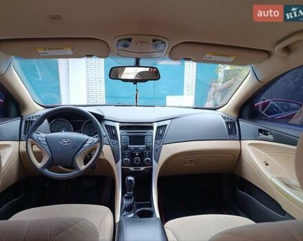 Красный Хендай Соната, объемом двигателя 2.36 л и пробегом 183 тыс. км за 6500 $, фото 9 на Automoto.ua