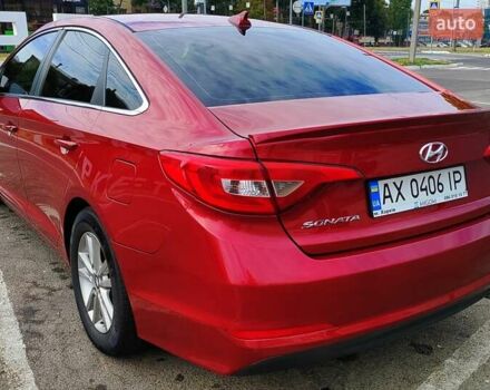 Красный Хендай Соната, объемом двигателя 2.4 л и пробегом 154 тыс. км за 10000 $, фото 4 на Automoto.ua