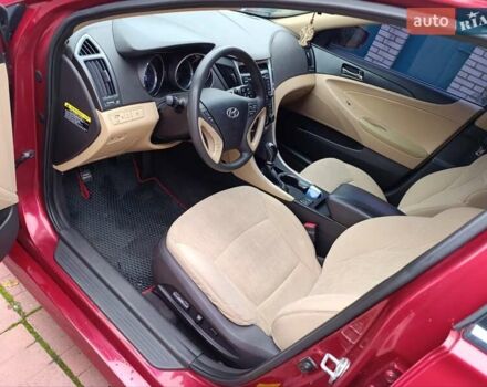 Красный Хендай Соната, объемом двигателя 2.36 л и пробегом 183 тыс. км за 6500 $, фото 6 на Automoto.ua