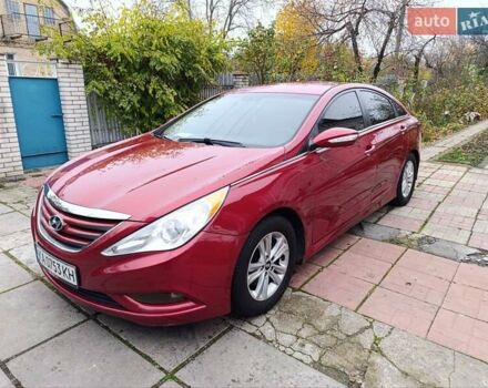 Красный Хендай Соната, объемом двигателя 2.36 л и пробегом 183 тыс. км за 6500 $, фото 1 на Automoto.ua
