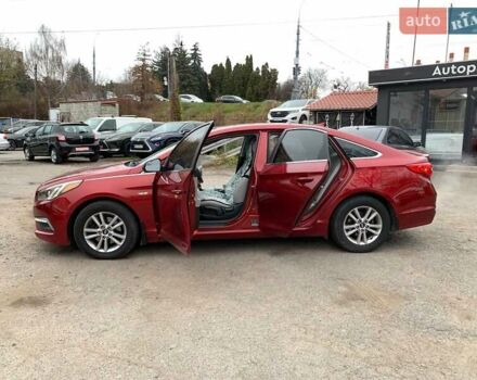 Червоний Хендай Соната, об'ємом двигуна 2.4 л та пробігом 150 тис. км за 9080 $, фото 14 на Automoto.ua