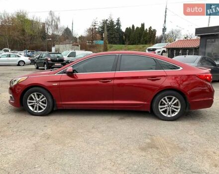 Червоний Хендай Соната, об'ємом двигуна 2.4 л та пробігом 150 тис. км за 9080 $, фото 7 на Automoto.ua
