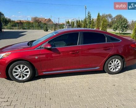 Красный Хендай Соната, объемом двигателя 2.4 л и пробегом 170 тыс. км за 9000 $, фото 3 на Automoto.ua
