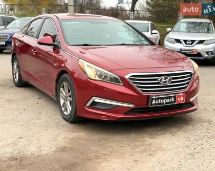 Червоний Хендай Соната, об'ємом двигуна 2.4 л та пробігом 150 тис. км за 9080 $, фото 2 на Automoto.ua