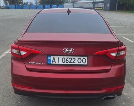 Хендай Соната 2015 в Буче на Automoto.ua Красный Хендай Соната, объемом двигателя 2.36 л и пробегом 285 тыс. км за 10500 $, фото 2 на Automoto.ua
