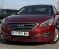Червоний Хендай Соната, об'ємом двигуна 2.4 л та пробігом 133 тис. км за 9500 $, фото 1 на Automoto.ua
