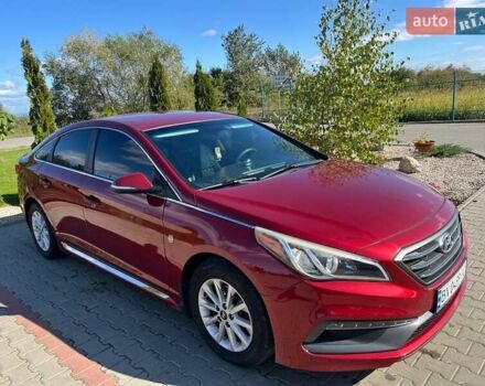 Красный Хендай Соната, объемом двигателя 2.4 л и пробегом 170 тыс. км за 9000 $, фото 2 на Automoto.ua