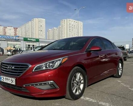 Червоний Хендай Соната, об'ємом двигуна 2.4 л та пробігом 133 тис. км за 9500 $, фото 14 на Automoto.ua