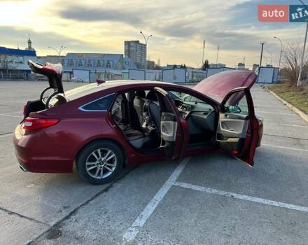 Червоний Хендай Соната, об'ємом двигуна 2.4 л та пробігом 218 тис. км за 9300 $, фото 33 на Automoto.ua