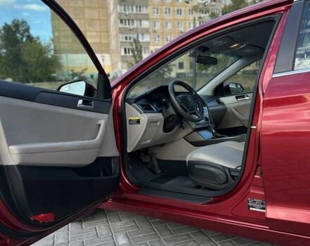 Красный Хендай Соната, объемом двигателя 2.36 л и пробегом 130 тыс. км за 10500 $, фото 8 на Automoto.ua
