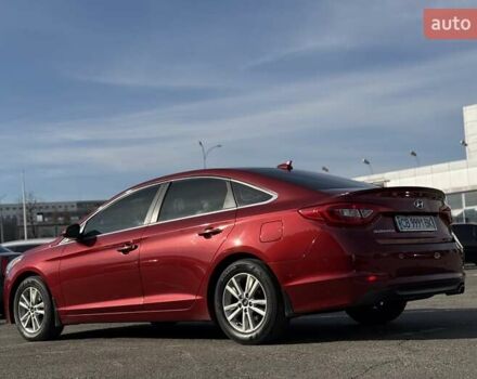 Красный Хендай Соната, объемом двигателя 2.36 л и пробегом 133 тыс. км за 9700 $, фото 11 на Automoto.ua