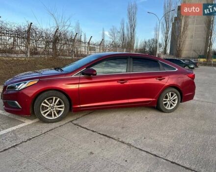 Червоний Хендай Соната, об'ємом двигуна 2.4 л та пробігом 218 тис. км за 9300 $, фото 1 на Automoto.ua