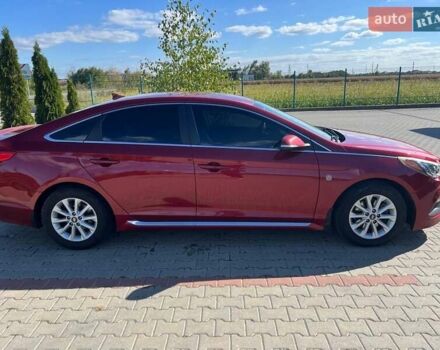 Красный Хендай Соната, объемом двигателя 2.4 л и пробегом 170 тыс. км за 9000 $, фото 5 на Automoto.ua