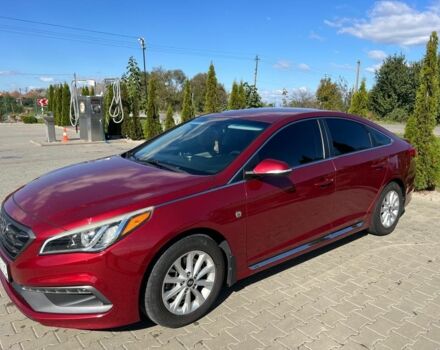 Красный Хендай Соната, объемом двигателя 2.4 л и пробегом 107 тыс. км за 9000 $, фото 2 на Automoto.ua